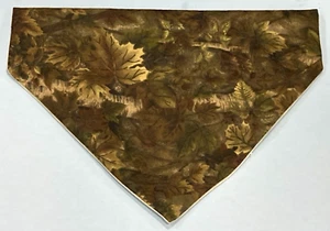 Over Collar Slide-On Pet Dog Cat Bandana  CAMOUFLAGE  LEAF PATTERN   LARGE - Picture 1 of 1