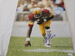 Washington Redskins Charley Taylor Signed 16x20 Photo JSA COA - Picture 1 of 1