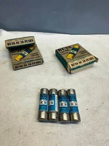 BUSSMANN SC-10 FUSES (LOT OF 11) 10A/300V NEW FREE SHIPPING - Picture 1 of 5