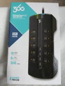 NEW 360 Director 4.8 Surge Protector For Home Or Office - Picture 1 of 3