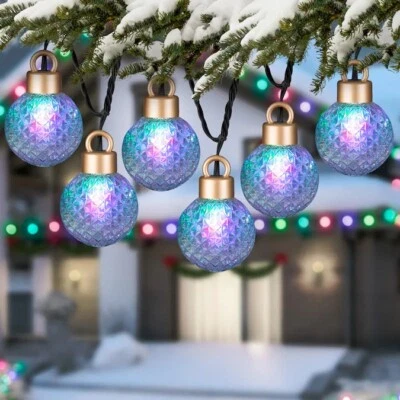 Gemmy Diamond Sparkle 10 Ct G70 LED Sparkling Iridescent Northern String Lights - Image 1 of 4