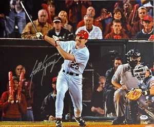 Scott Spiezio Signed 16x20 Photo Angels 2002 WS Champs PSA 4A81603 - Picture 1 of 2