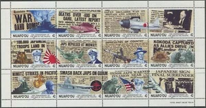 Niuafo'ou 1992 SG165a War in the Pacific sheetlet MNH - Picture 1 of 1