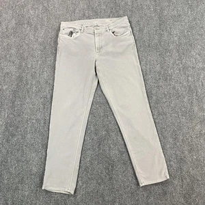 Faherty Jeans Herren 34x30 grau 5 Pocket Stretch gerades Bein Baumwollmischung Twill - Bild 1 von 11