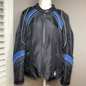 Harley-Davidson® Women's 115th Anniversary Riding Jacket, Black 98245-18VW XL - Picture 1 of 19