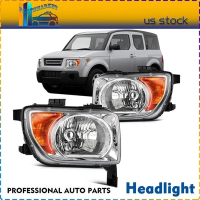 Juego de faros lado izquierdo y derecho para Honda Element HO2518114 HO2519114 2007-2008 Foto 1 de 4