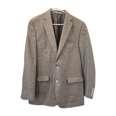 Lauren Ralph Lauren LRL Hombres Clásico 40L 100% Lino Traje Chaqueta Blazer Dinero Antiguo Foto 1 de 4