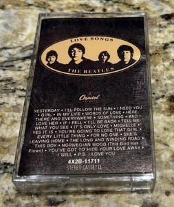 The Beatles Love Songs Cassette Tape 4X2B-11711 Capitol Records - Picture 1 of 5