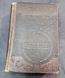 LES MISERABLES Complete In One Volume VICTOR HUGO Belford Clarke Rare Hardcover - Picture 1 of 9