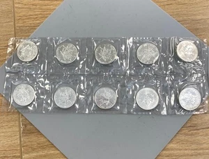 10 1989 Canada 1 ozt .9999 Silver BU $5 Maple Leaf Coins sealed L21578 - Picture 1 of 6