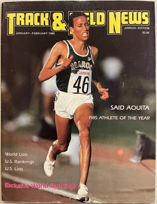 1986 Track and Field News January-February      Athletes of Year, World Rankings - Image 1 of 4