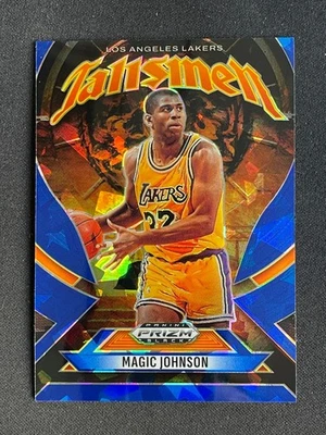 Magic Johnson 2024-25 Panini Prizm Black Talismen Blue Ice 052/125 #19 - Image 1 of 2