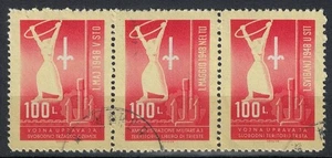 TRIESTE B 1948 1° Maggio 3v us - Picture 1 of 1