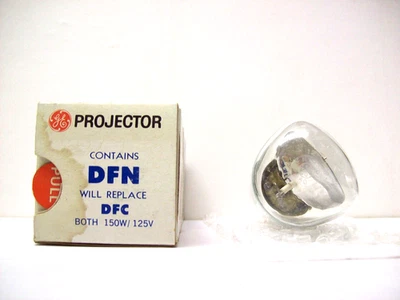 DFN (DFC) Proyector Proyector Lámpara Bombilla 150W 125V GE *AVG. LÁMPARA 15 HORAS* Foto 1 de 4
