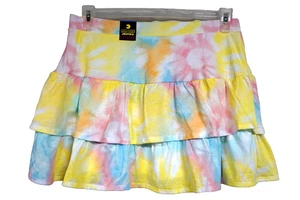 JUSTICE "PAC-MAN" XL PLUS MÄDCHEN TYE DYE SKORT / GRÖSSE 16P-18P) / NEU - Bild 1 von 3