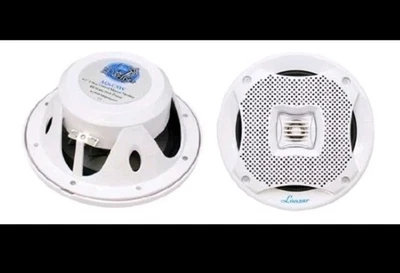 Par de altavoces marinos bidireccionales Lanzar AQ6CXW 400 vatios 6,5"" blancos Foto 1 de 4