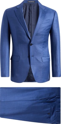 Emporio Armani G Line Regular Fit Notch Lapel Wool Suit Jacket NEW - Image 1 of 4