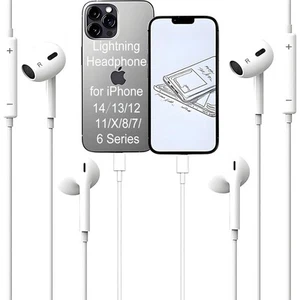 2 Packs-for iPhone Headphones for Phone Earbuds Wired Lightning Headphone [Mo... - Zdjęcie 1 z 9