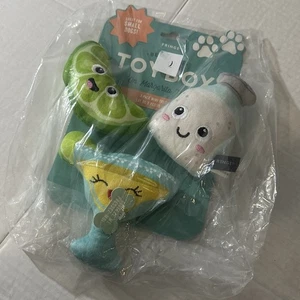 NEW Fringe Studio Margarita Time 3 Piece Small Dog Mini Toy Set Toybox - Picture 1 of 2