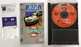 Sega Rally Championship Sega Saturn CIB 812070 - REG CARD + 2 INSERTS + FOAM 🌟