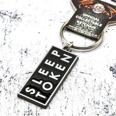 Sleep Token Logo Official Collectable Keychain Key Chain Steel Ring Rock Metal - Image 1 of 3