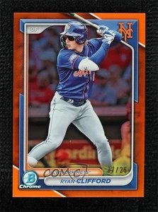 Bowman Draft 2024 cromo naranja refractor/25 Ryan Clifford #BDC-52 - Imagen 1 de 3