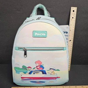 LOUNGEFLY Disney Studio Ghibli PONYO Boating Scene Mini Backpack - NEW NWT - Picture 1 of 10