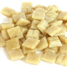203 Vitreous Mosaic Tiles 10mm - Biscuit