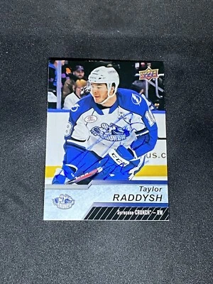Taylor Raddysh 2018-19 Upper Deck AHL #26 Syracuse Crunch Auto Signed Card - Image 1 of 3
