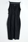 Giant Womens y2k Shiny Bodycon Dress - Black - Size S SMall (v-x4