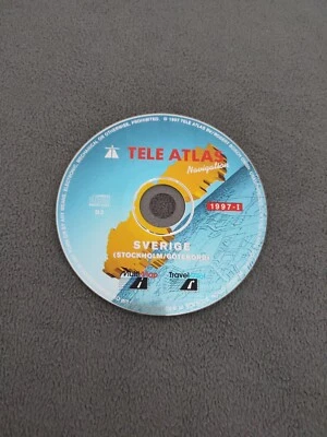 CD Navigation TeleAtlas SCHWEDEN 1997 NO DX Auto Pilot System APS 4 RNS 3 MFD - Bild 1 von 2