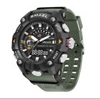 SMAEL Men Digital Sport Watch Fashion Big Dial Military Stopwatch LED Wristwatch