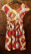 Abito prendisole etnico donna estate boho hippie bohemien Africa sartoriale wax