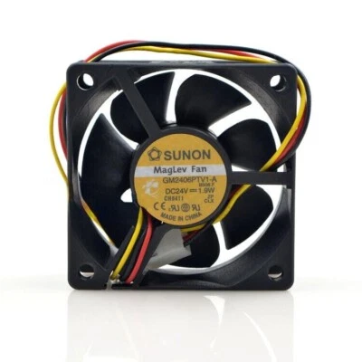 SUNON GM2406PTV1-A 6025 24V 1.9W 6cm 3pin Inverter Fan - Image 1 of 4