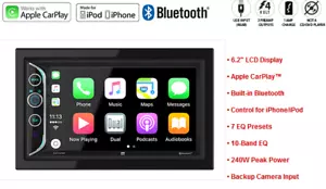 Jeep Wrangler JK 2007-2017 Dual DAC1025BT Android Auto Carplay 6.2'' Mechless - Picture 1 of 1