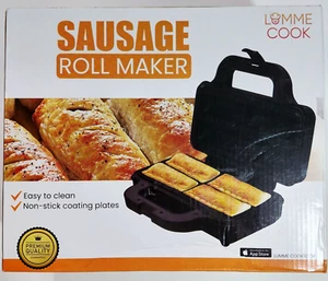 Wurstbrötchenmaschine Snackmaschine leckere Pizzataschen Hot Dogs in Decke Neu im Karton - Bild 1 von 4