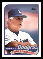 1989 Topps Tom Lasorda #254  MGR, CL Los Angeles Dodgers