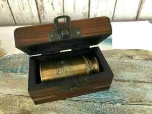 Victorian Spyglass Vintage Maritime Collectible Telescope Brass Nautical Gift - Picture 1 of 4