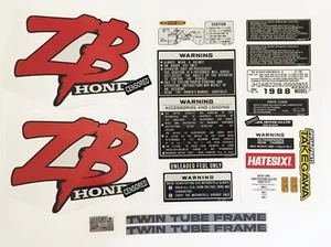 HONDA MONKEY ZB50 ZB 50 DECAL SET (MORE INFORMATION IN DESCRIPTION SECTION) - Picture 1 of 1