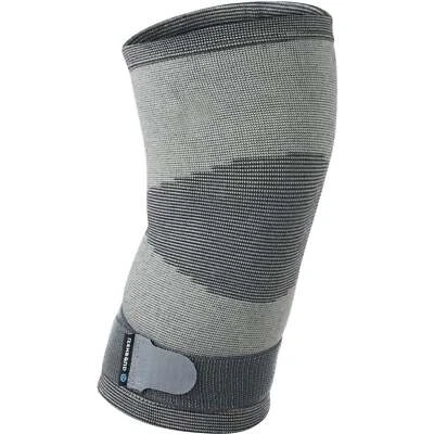 Rehband QD Knitted Sleeve Knee Support Grey Gym - Image 1 of 4