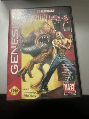 SPLATTERHOUSE 3 Para Sega Genesis Estuche Original Sin Manual Funciona  Foto 1 de 3