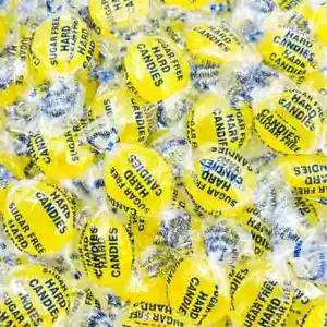 Lemon Sugar Free Bulk Hard Vending Candies 2 LBs Candy FREE SHIP 48 States - Picture 1 of 4