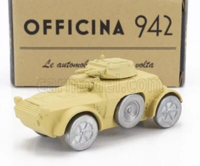 MODELLINO STATICO OFFICINA 942 FIAT ANSALDO CARRO ARMATO AB40 1940 SCALA 1/76 - Immagine 1 di 4