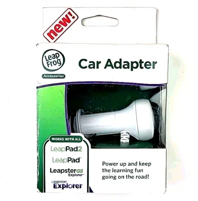 Leap Frog Leap Pad CAR ADAPTER CHARGER LeapPad2 LeapsterGS Explorer Leapster NEW - Image 1 of 4