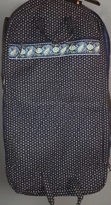 Vera Bradley Alpine Villager Navy Quilted Large Garment Bag- - Picture 1 of 9