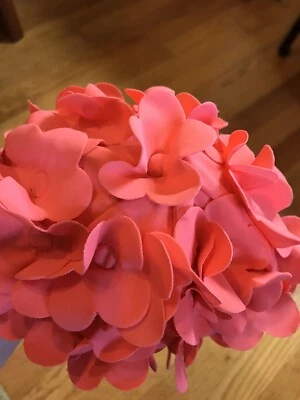 Gymboree Baby Coral Flower Swim Cap Flower Hat 6-12 Mos - Image 1 of 4