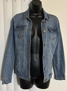 EUC Cavalini blaue Jeansjacke MEDIUM - Bild 1 von 2