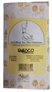 Precious Moments God Bless You This Christmas 521094 Sello en Trineo con Bola 1998 - Imagen 1 de 10