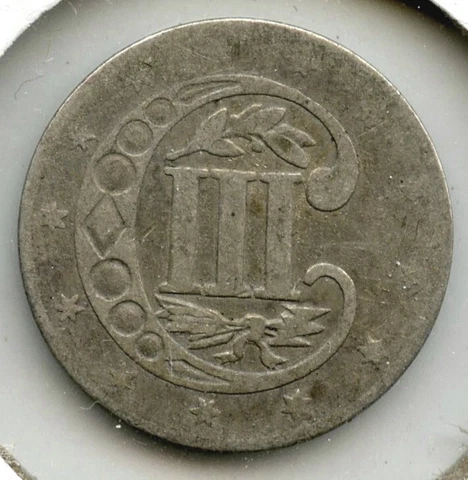 1858 3-Cent Silver Nickel - Trime - Three Cents - C694 Cover