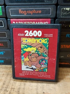 DONKEY KONG ATARI 2600 VIDEOGAME 1988 VINTAGE NINTENDO VGB2 - Image 1 of 4